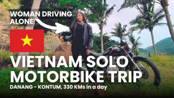 Woman Motorbiking Alone in Vietnam -  Da Nang to Kon Tum Adventure! 🏍️🇻🇳