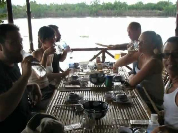 Radeaux du M&eacute;kong, Province de Ben Tre, Vietnam.